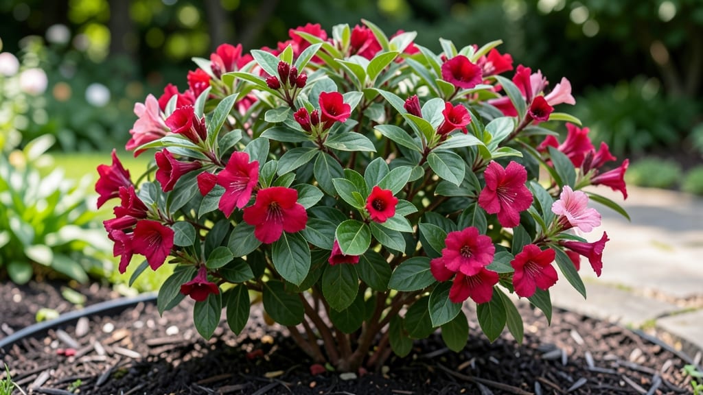 Weigela Sonic Bloom Wine: Fragrant Purple Spikes That Rebloom All Season