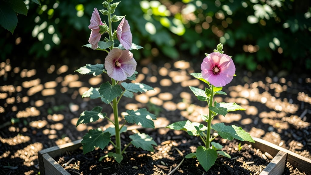Can Hollyhocks Grow in Shade: Light Tolerance Limits and Best Varieties