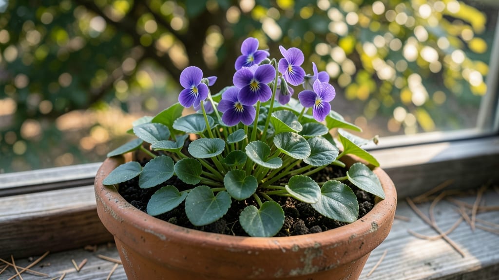 Viola in Shade or Sun: Light Needs for Peak Blooms and Growth Trade-Offs