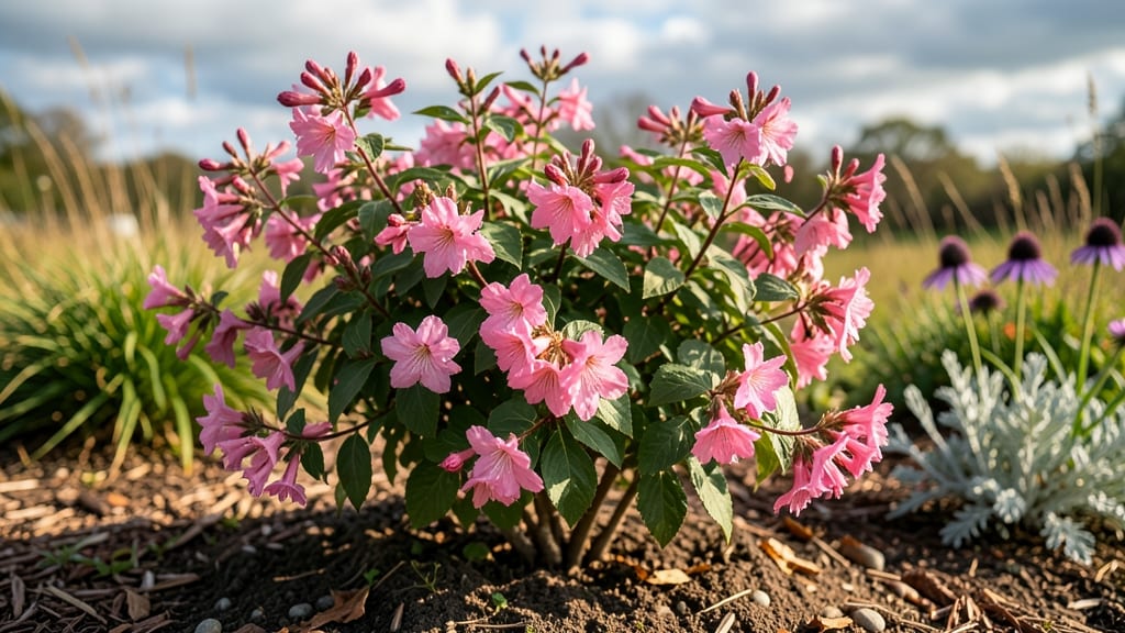 Sonic Bloom Pink Weigela Shrub: Year-Round Color With Minimal Pruning Needs