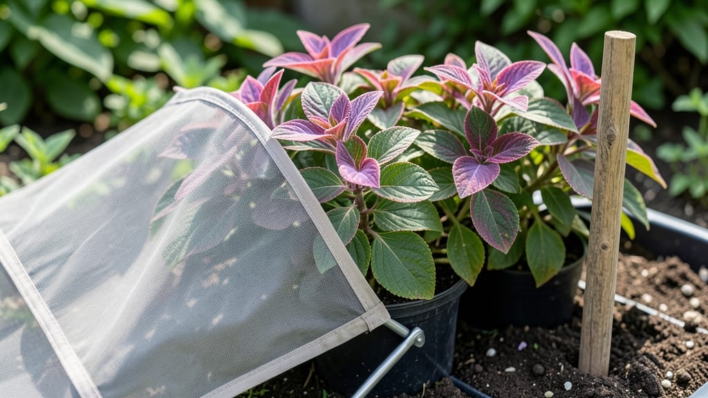 Portable Sun Shade for Plants: DIY Light Filter That Protects Delicate Foliage