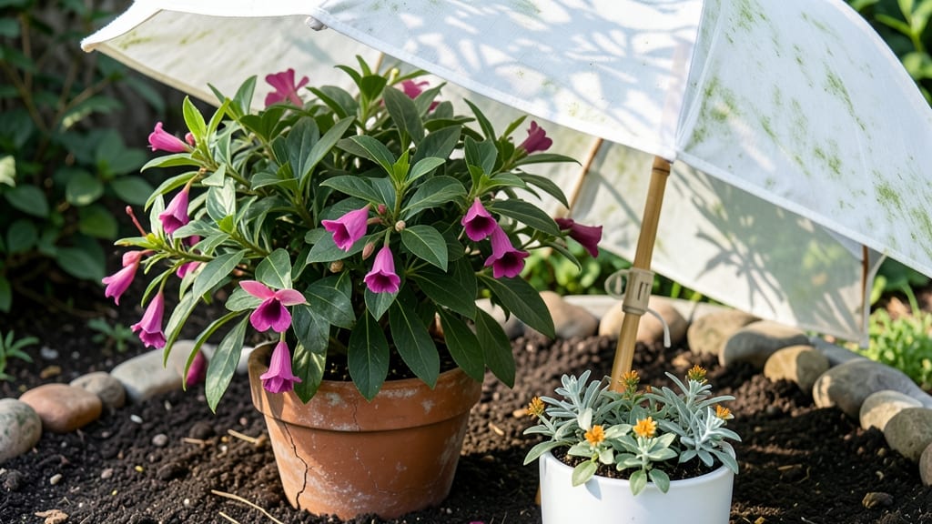 DIY Shade Umbrella for Plants: Crafted Privacy for Sun-Shy Gardens