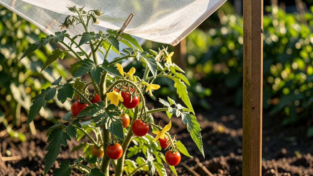 Shade Cloth For Tomatoes: Sun Protection That Prevents Blossom Drop